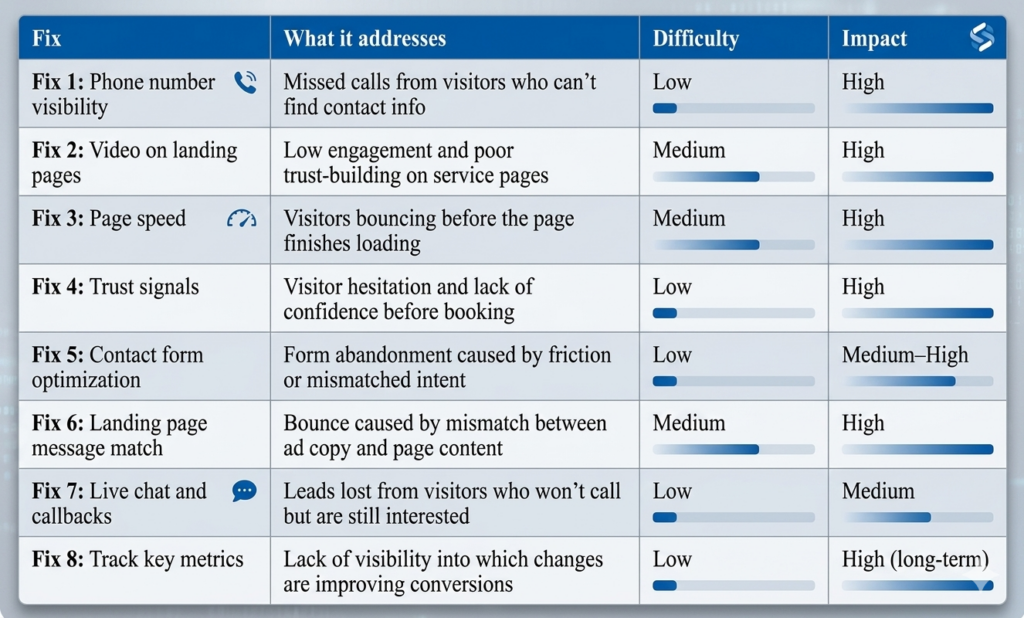 hvac cro summary table