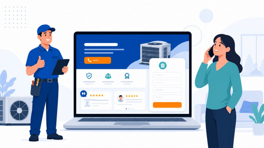 hvac landing page